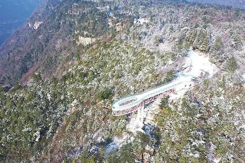 【视频 多图】石柱大风堡,千野草场绝美雪景大片上线!